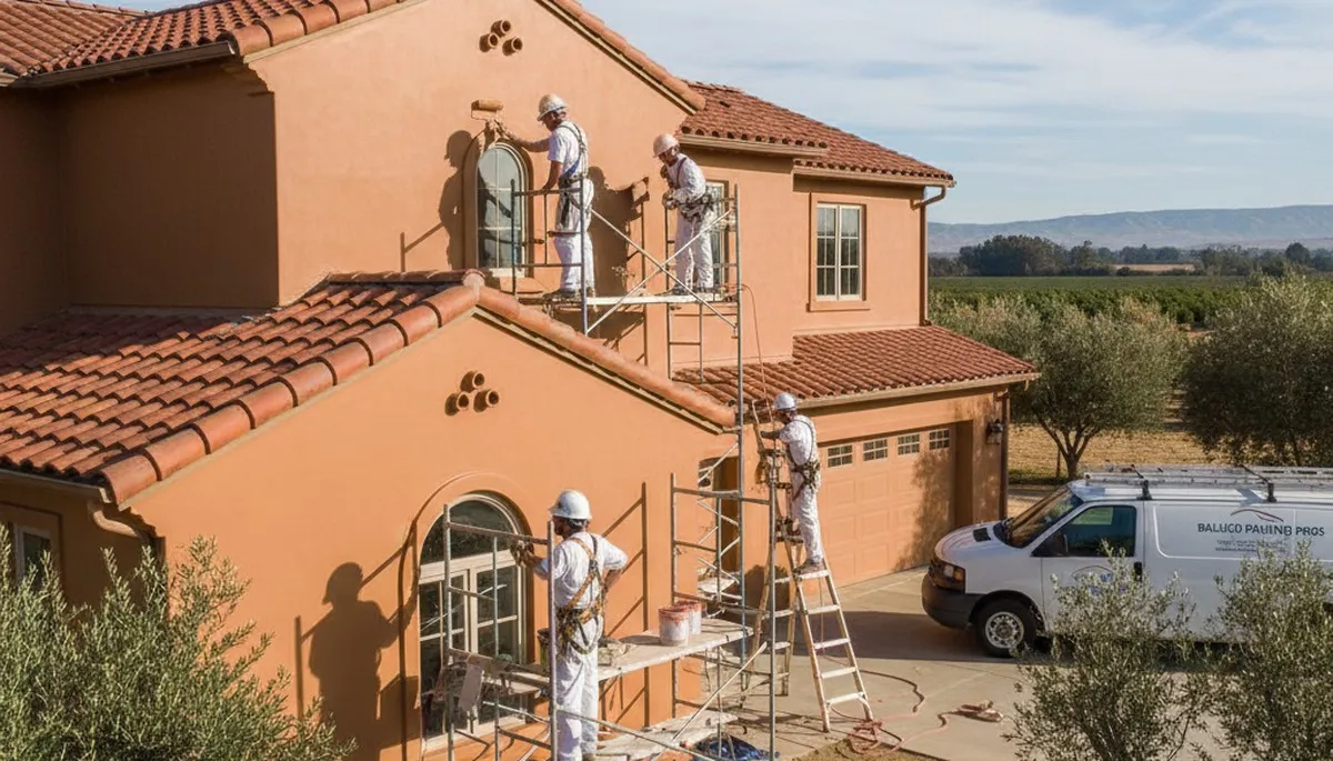Painting contractor in Modesto, CA providing professional interior and exterior house painting services