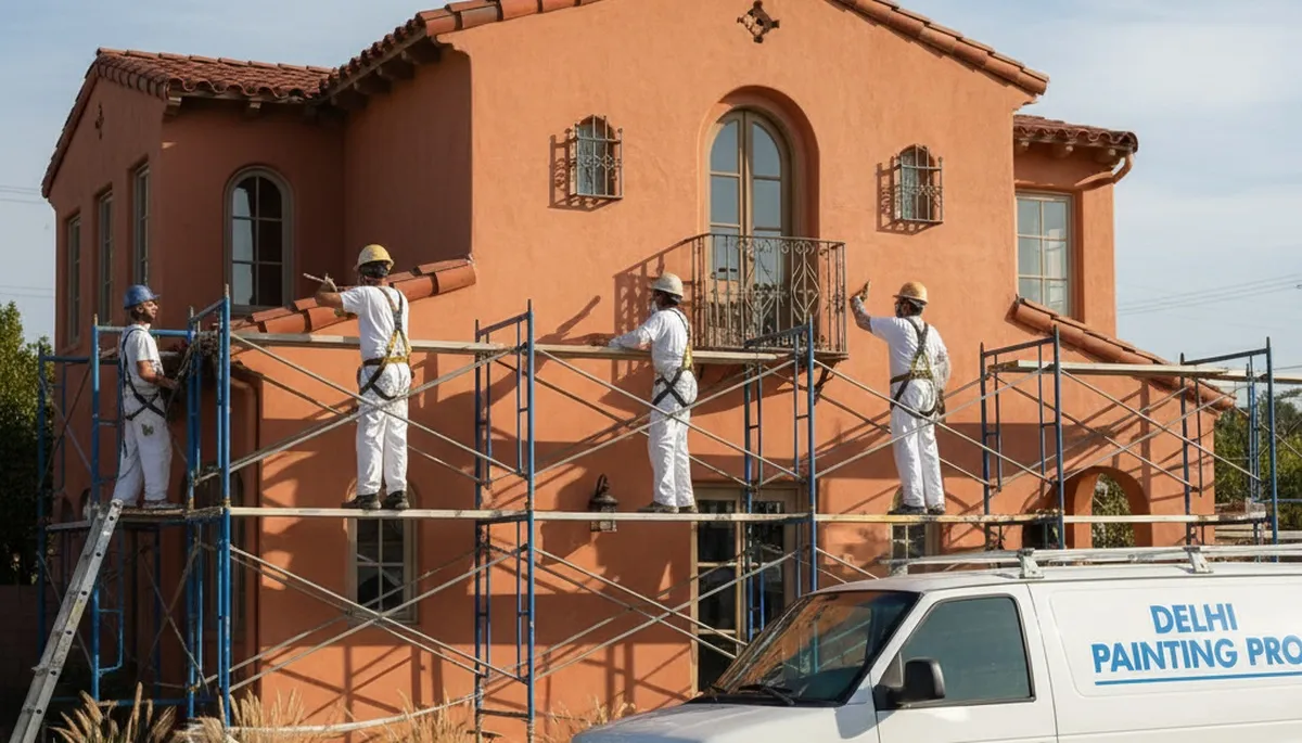 Painting contractor in Modesto, CA providing professional interior and exterior house painting services